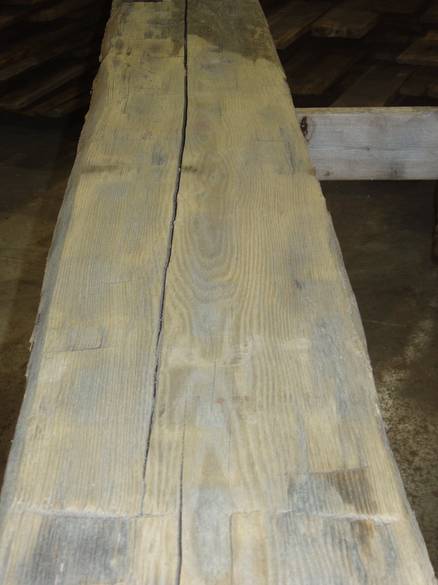 Hand Hewn Mantel for Approval / 8x10x85